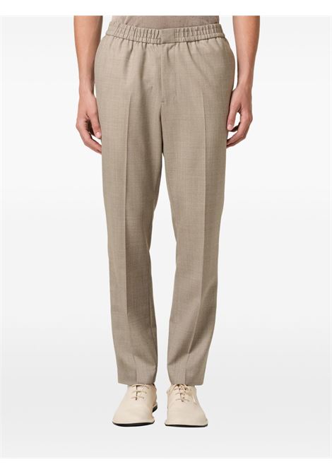 pantalone elstic waist uomo beige AMI PARIS | HTR226.WV00430952
